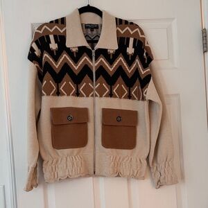 Oversized Western Sweater
